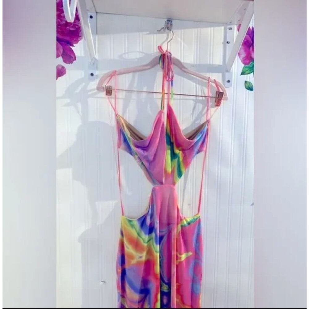 AFRM Tessa Mesh Midi Dress - S